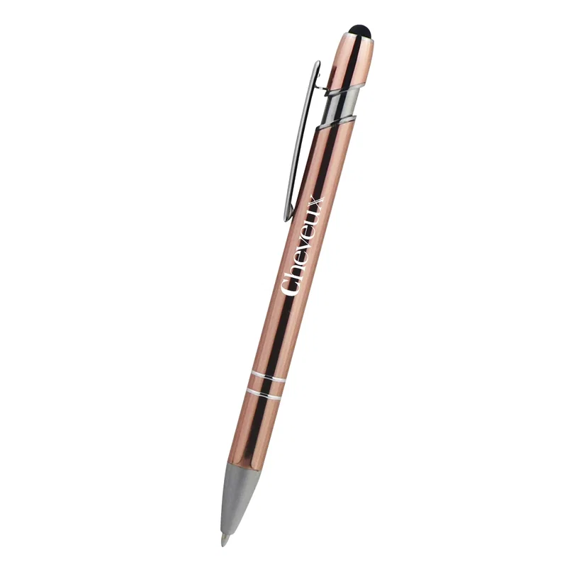 Writing point extended from the tapered nose cone