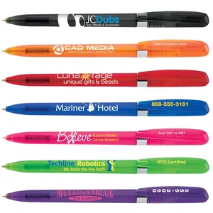 Custom Pivo® Clear Chrome Pen