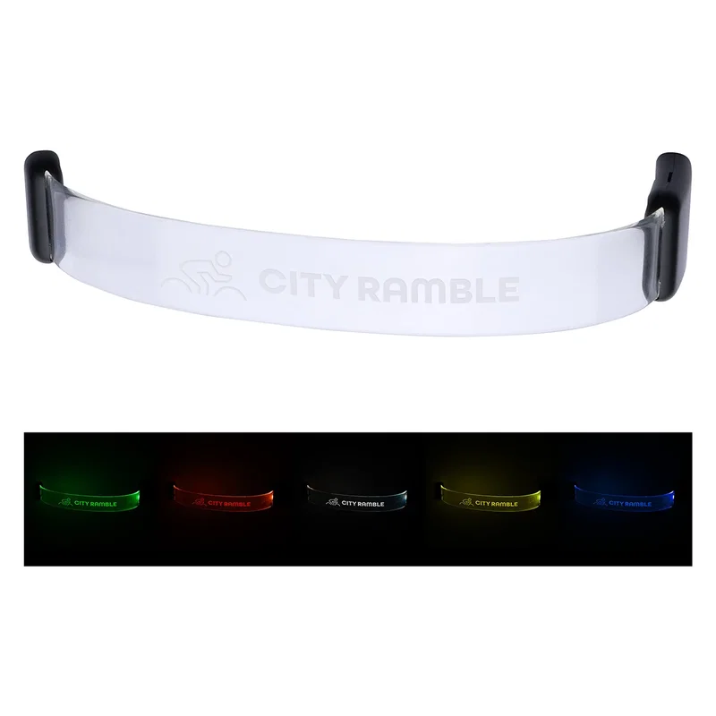 Promotional Pixie light-up wristbands in several colors, custom branded LED event wristbands