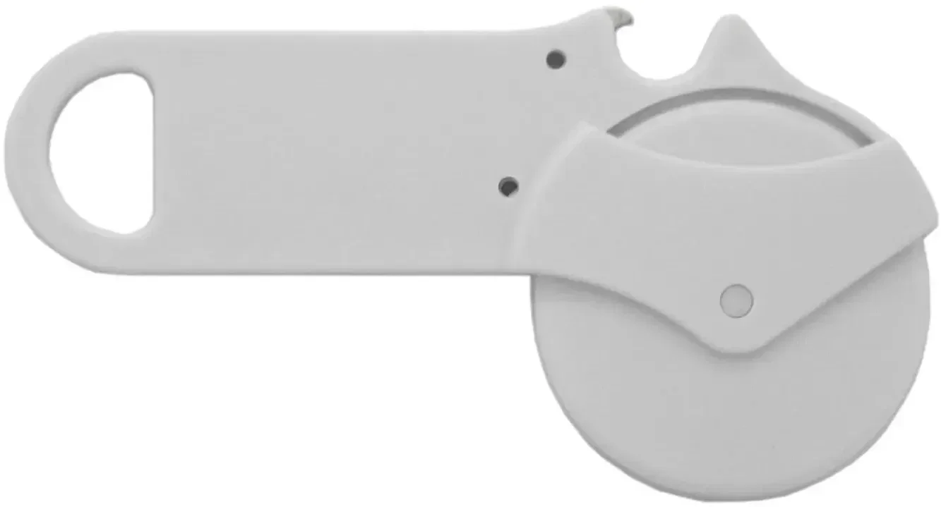 Custom Pizza Cutter with Bottle Opener — view 4