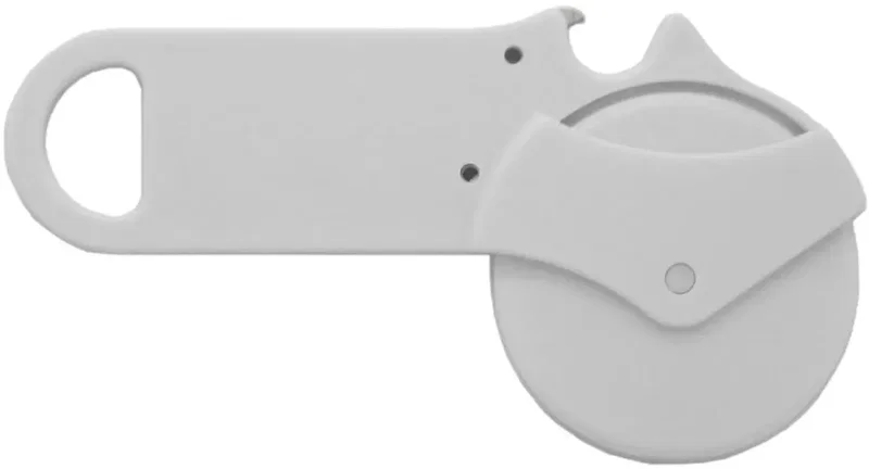 Custom Pizza Cutter with Bottle Opener — view 4