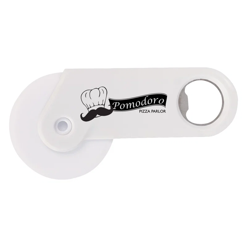 Pizza Cutter With Bottle Opener — view 4
