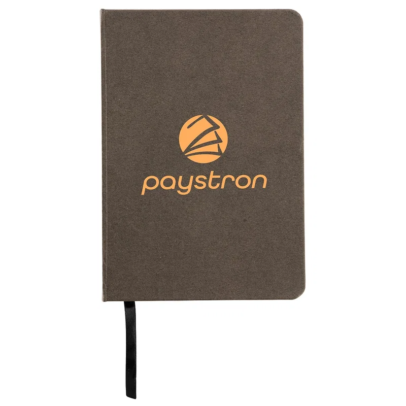 Side profile of the custom Plantation Fruit & Nut Pulp Paper Journal cover