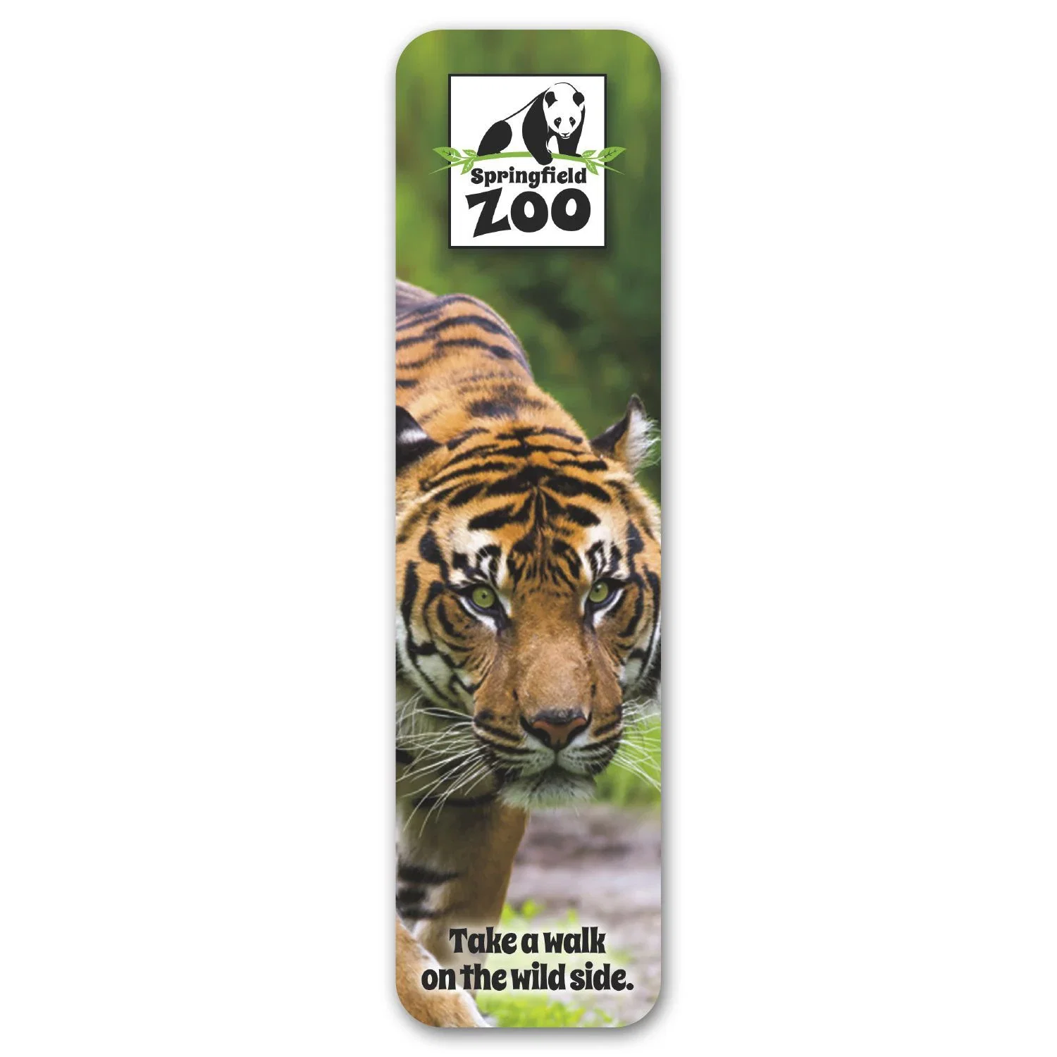 Logo Plastic Bookmark - 10 mil — view 2