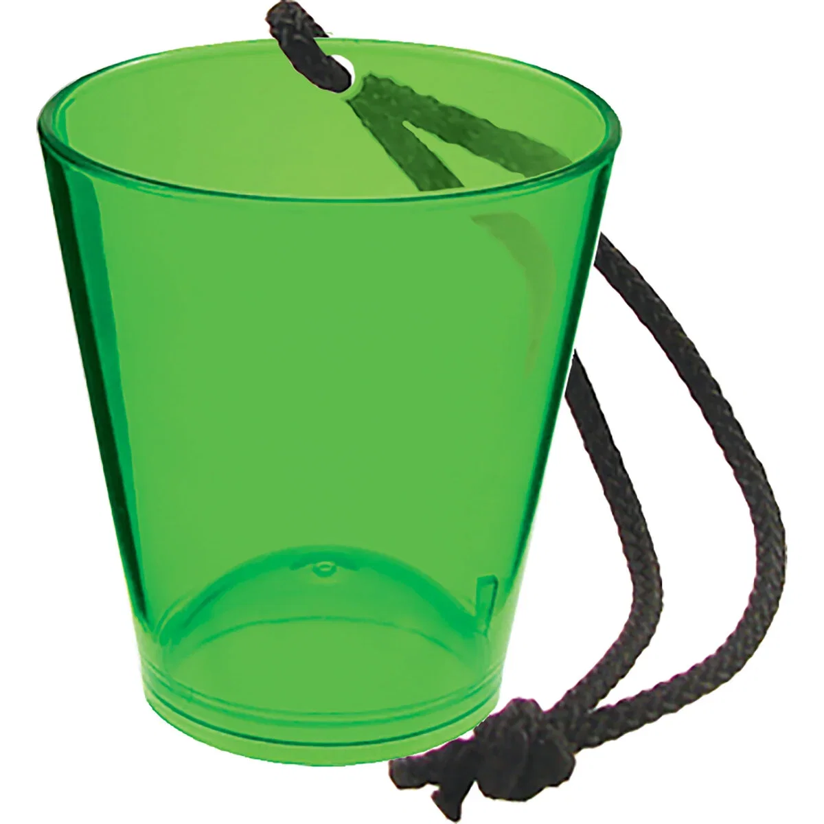 Plastic Bottle Neck Hanging Sidecar Shot Glass — view 2