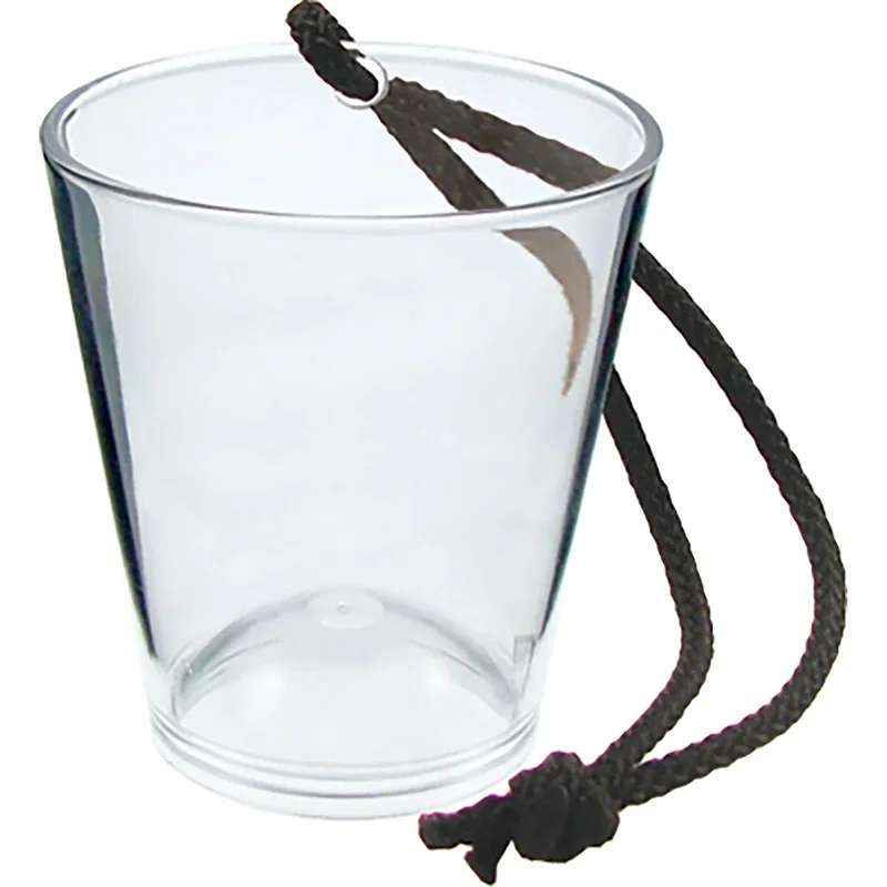 Plastic Bottle Neck Hanging Sidecar Shot Glass — view 3
