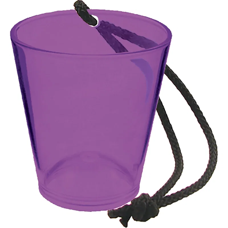 Plastic Bottle Neck Hanging Sidecar Shot Glass — view 5