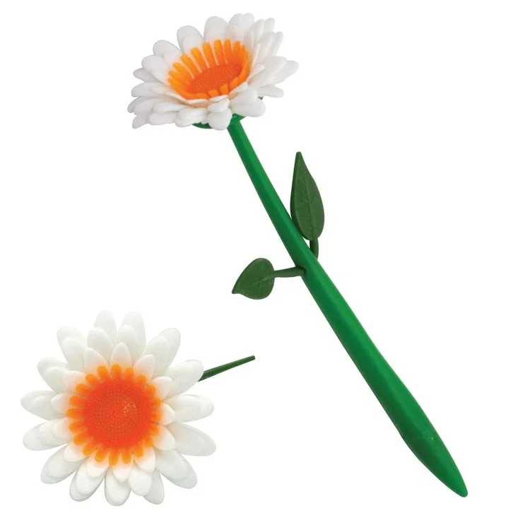Imprinted Flower Pen — view 5