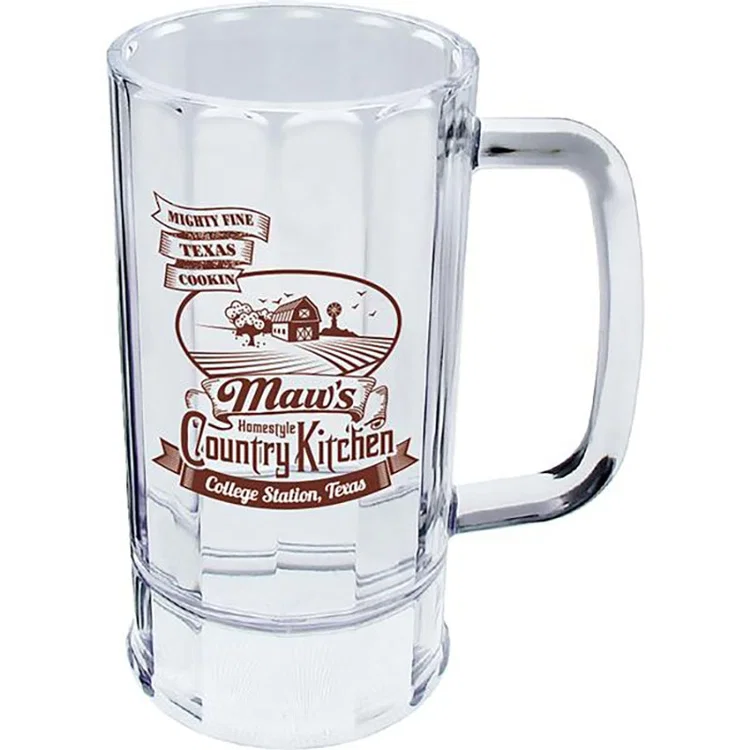 Plastic Fluted Beer Mugs — view 2