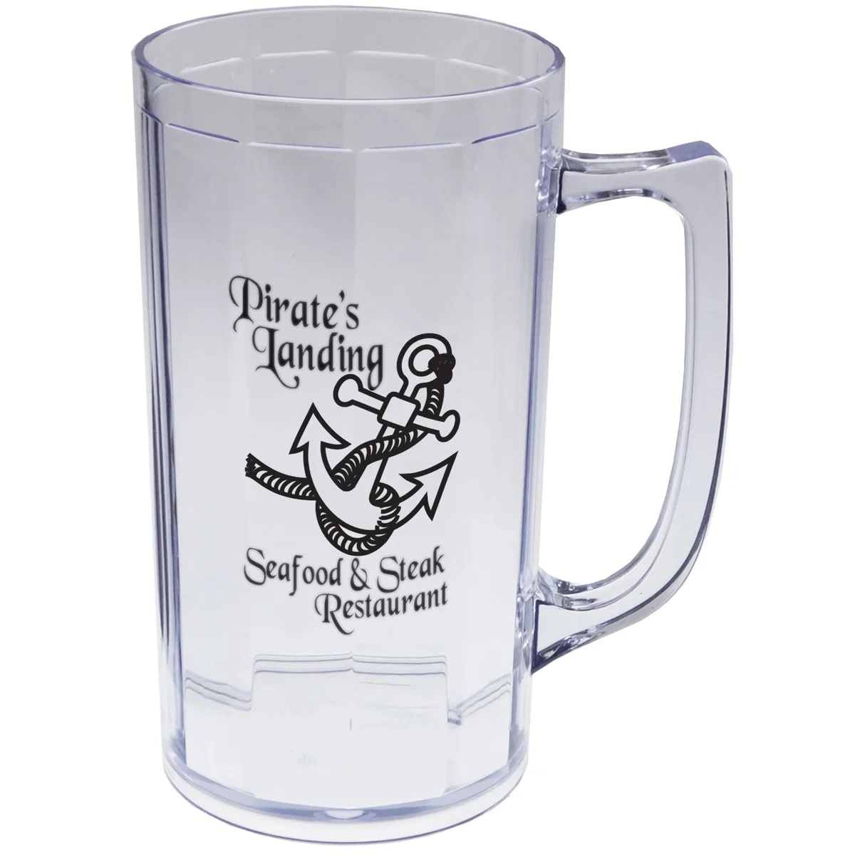 Plastic Fluted Beer Mugs — view 3