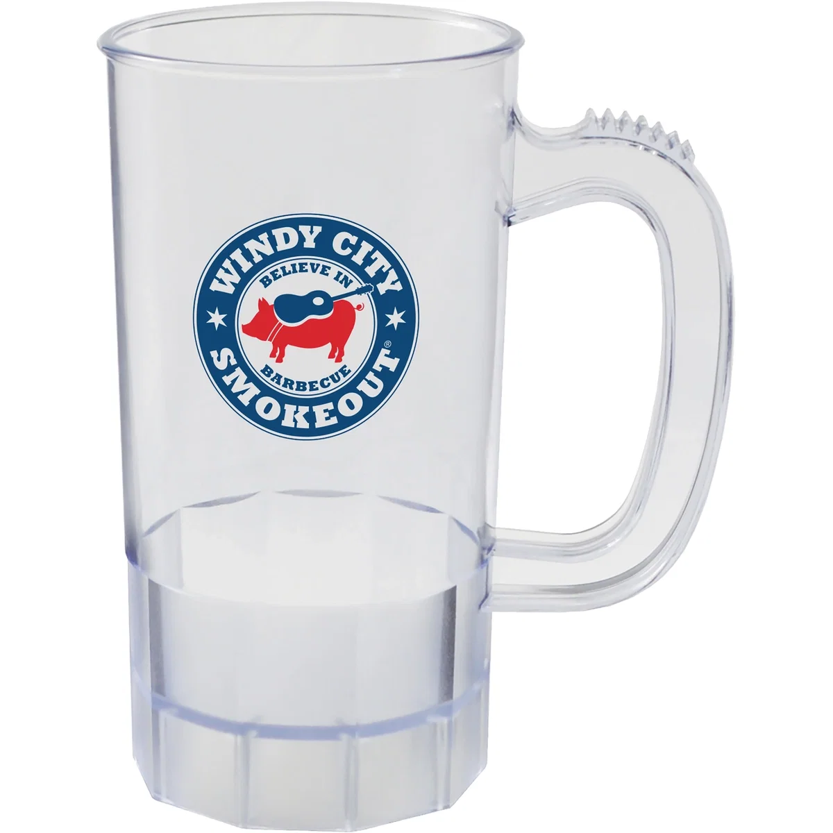 Plastic Fluted Textured Beer Mug — view 2