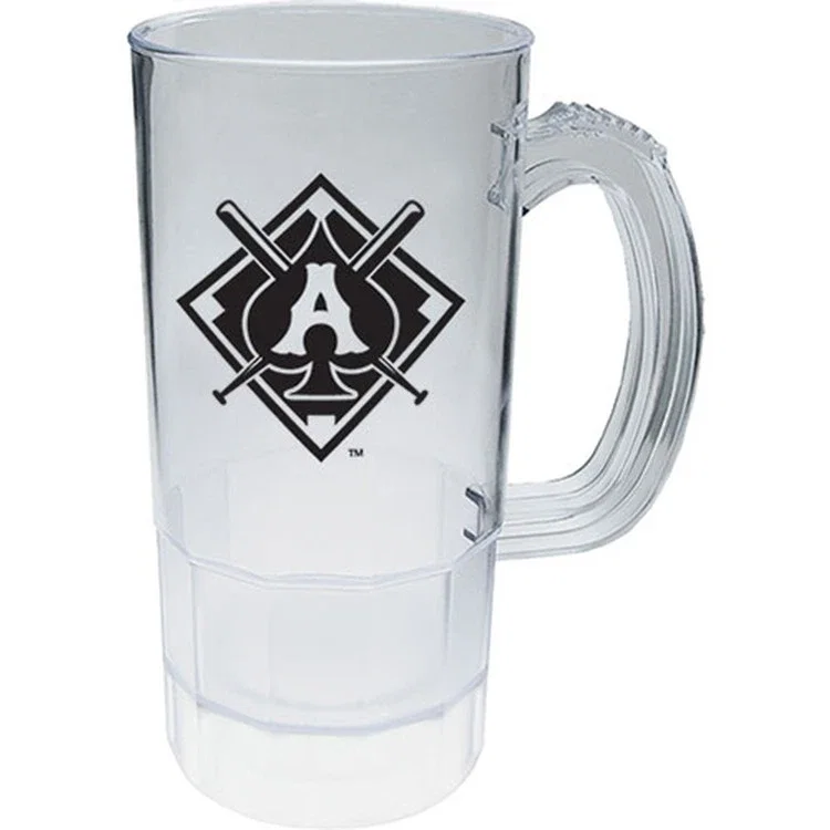 Plastic Fluted Textured Beer Mug — view 3
