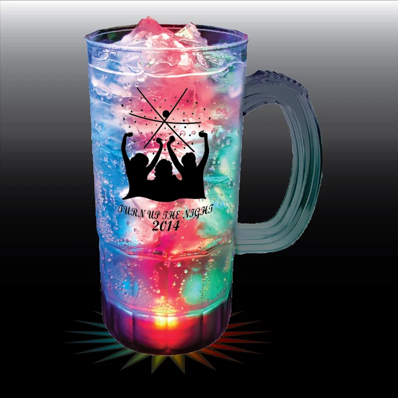 Plastic Fluted Textured Beer Mug — view 4