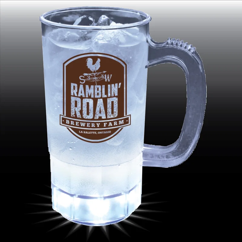 Plastic Fluted Textured Beer Mug — view 5
