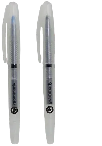 Personalized Frost Gel Pen - Custom Branded Transparent Barrel