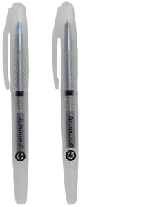 Personalized Frost Gel Pen - Custom Branded Transparent Barrel