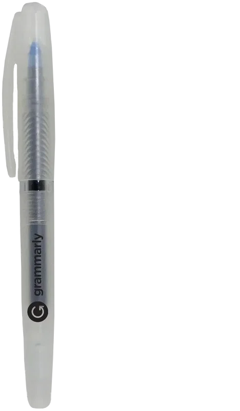 Personalized Frost Gel Pen - Custom Branded Transparent Barrel — view 2