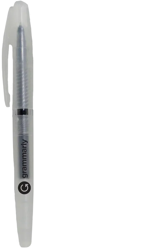 Personalized Frost Gel Pen - Custom Branded Transparent Barrel — view 3