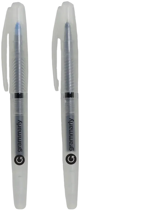 Personalized Frost Gel Pen - Custom Branded Transparent Barrel — view 4