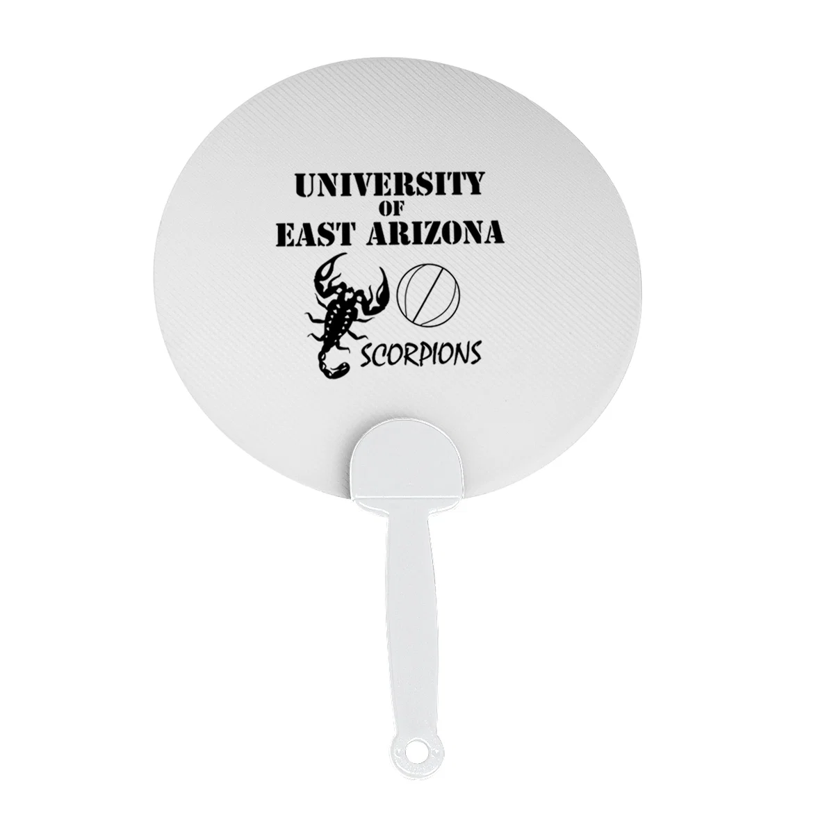 Front of the fan showing its smooth printable surface