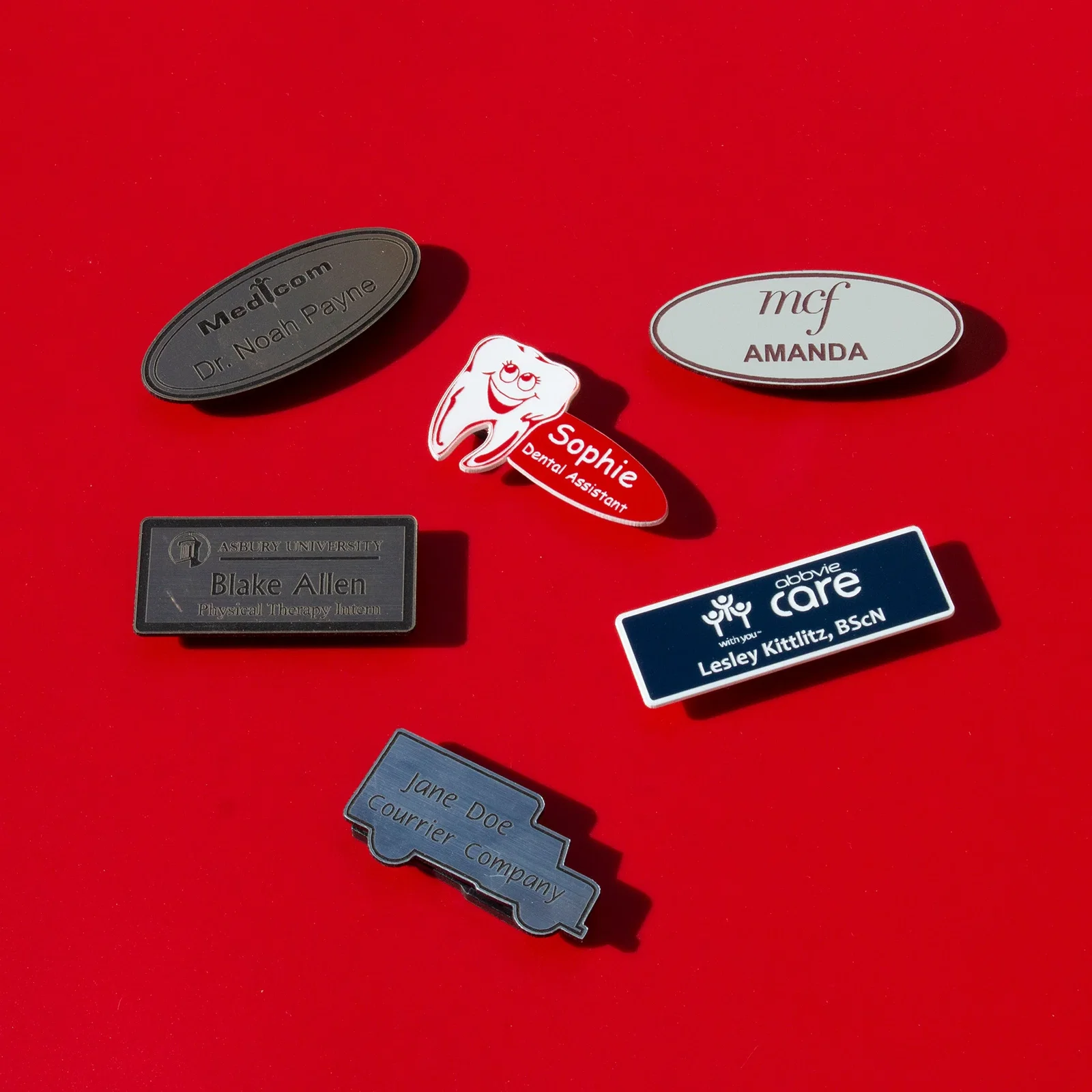 Plastic Name Tags — view 2