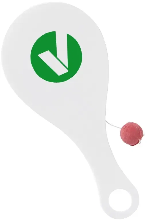 Personalized Plastic Paddle Ball Game — view 2