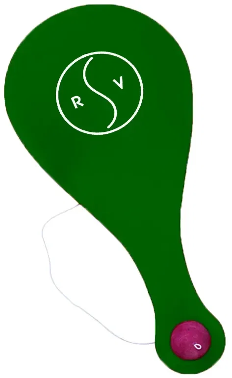 Personalized Plastic Paddle Ball Game — view 5