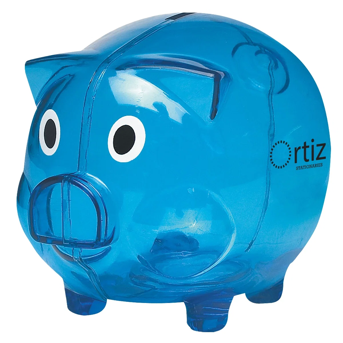 Side profile of the rounded pig shaped body