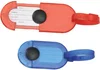 Personalized Plastic Sliding Luggage Tag in Translucent Blue