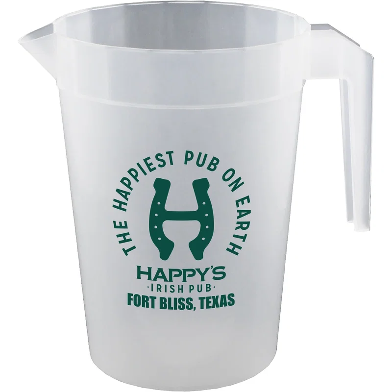 Plastic Stackable Pitchers with Handle — view 3