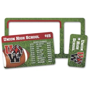 30 Mil Plastic Wallet Keytag Card, 5.25" x 2.63", Full-Color Imprint