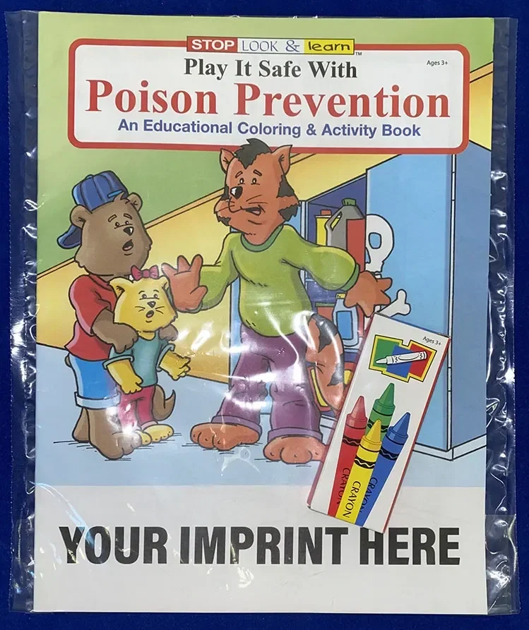 Play It Safe With Poison Prevention Coloring Book — view 3