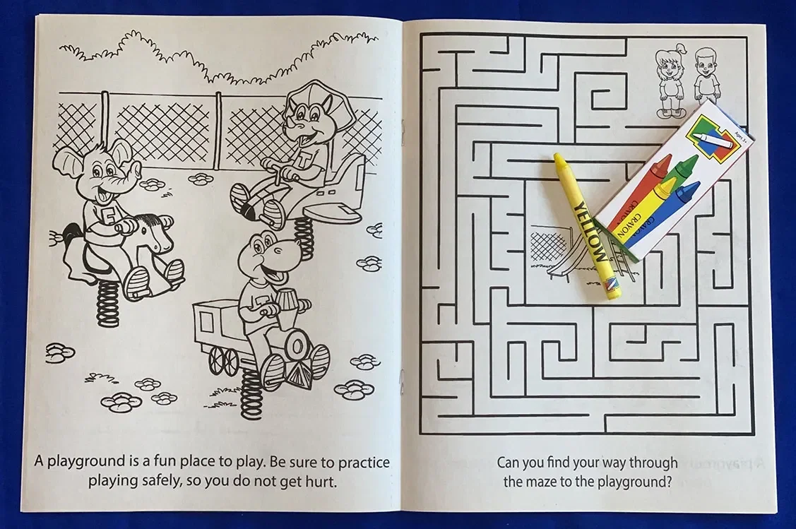Playground Safety Awareness Coloring & Activity Book — view 3