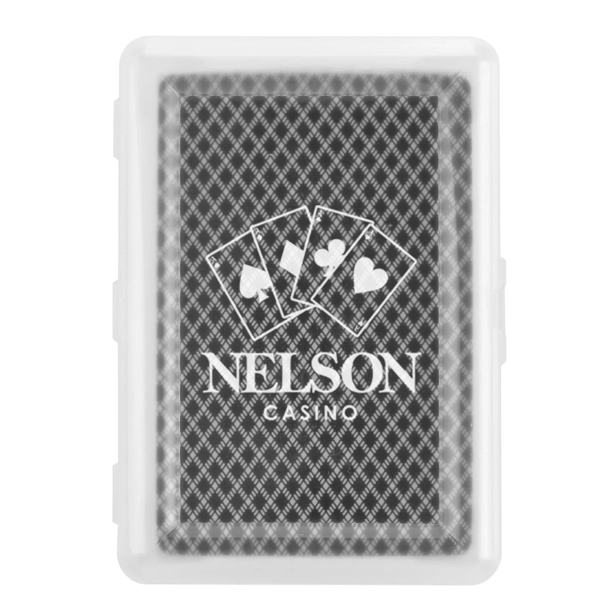 Case opened to reveal the cards inside