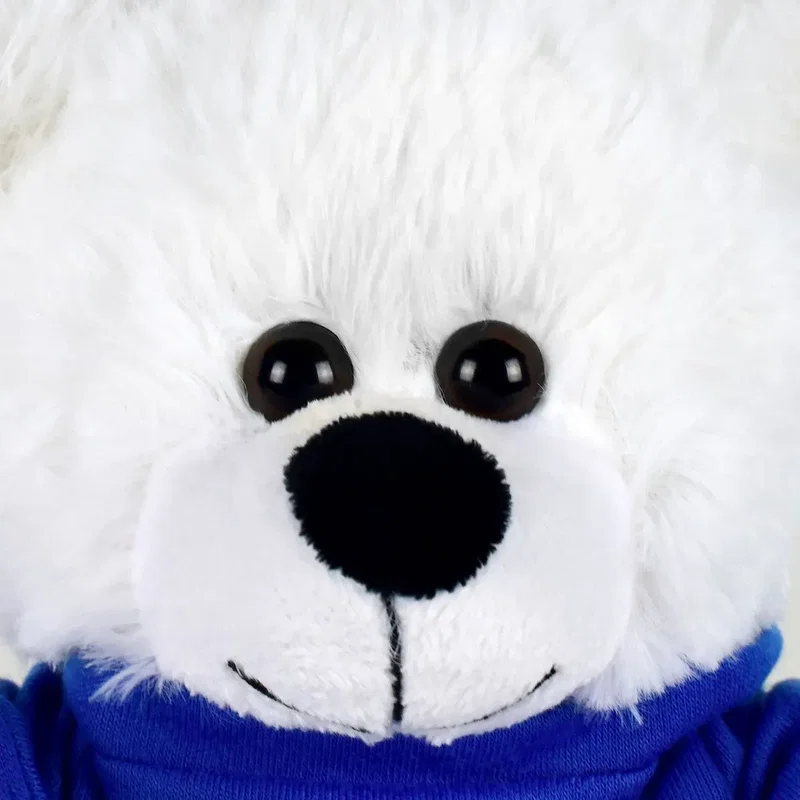 Plush Bear w/ Embroidered Paws and Hoodie — view 12