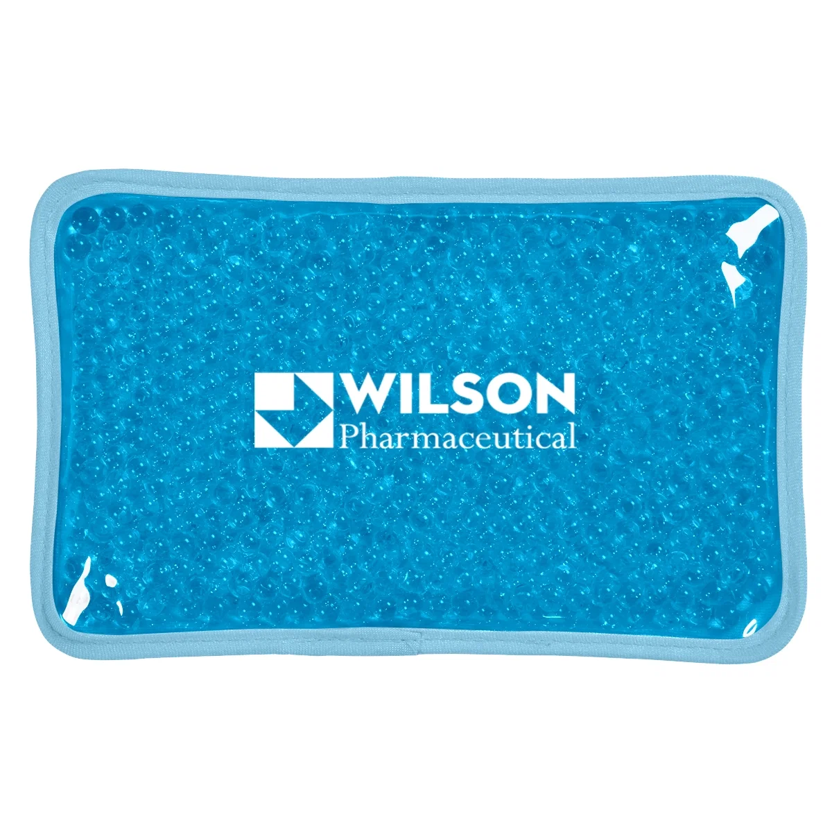 Gray fabric side of the reusable therapy pack