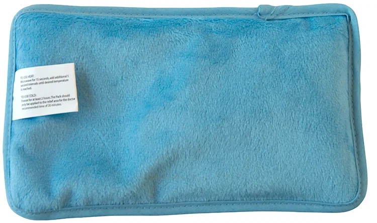 Plush Gel Beads Hot/Cold Pack Rectangle — view 3