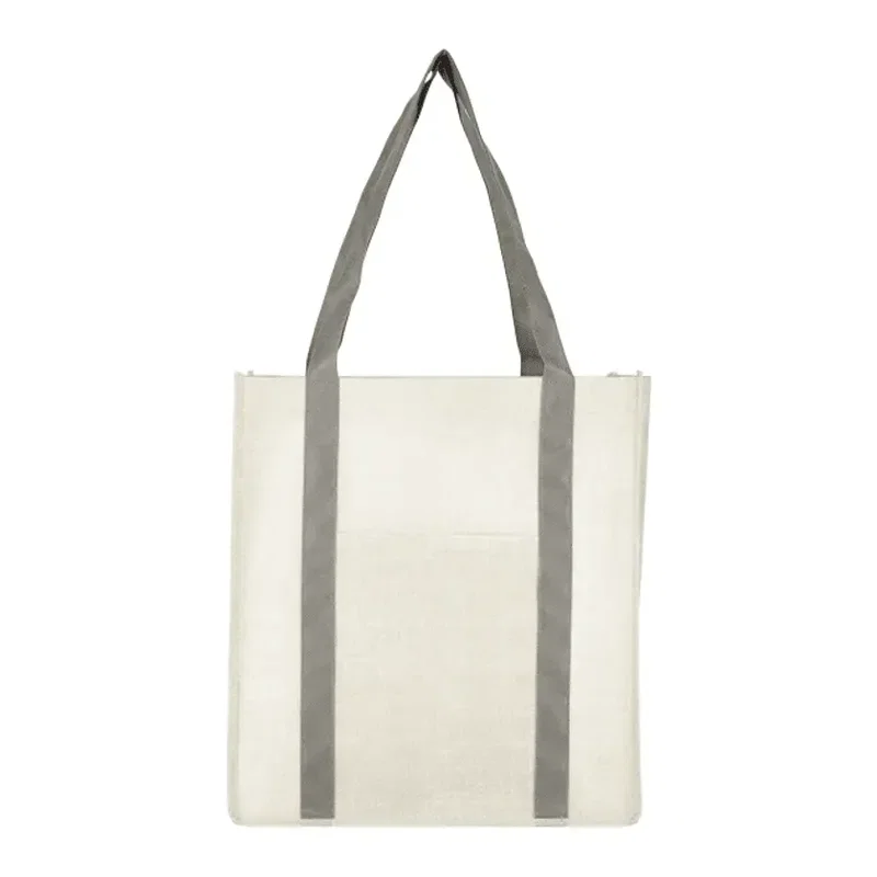 Pluto Recycled Non-Woven Small Grocery Tote — view 2