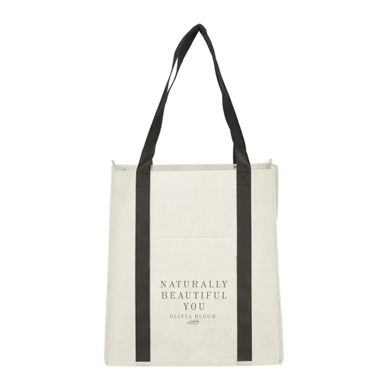 Pluto Recycled Non-Woven Small Grocery Tote — view 3