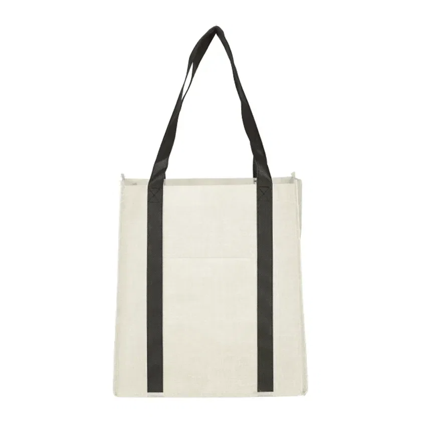 Pluto Recycled Non-Woven Small Grocery Tote — view 4