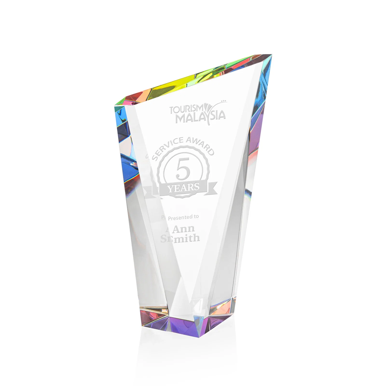 Plymouth Multi-Color Custom Award (Prismatic) — view 2