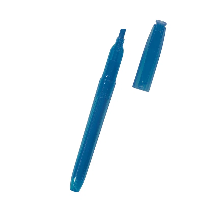 Angled view of the capped writing instrument