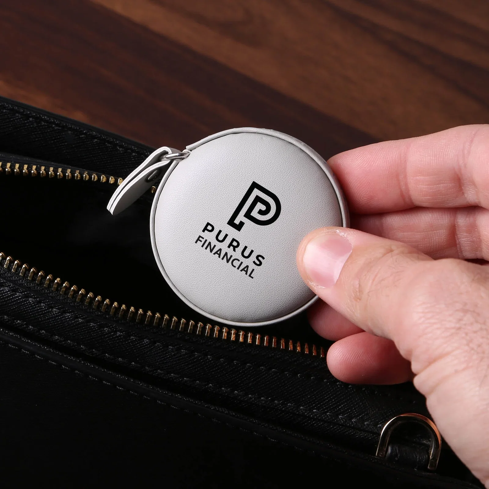 Pocket Pal Vegan Leather 5' Measuring Tape — view 2