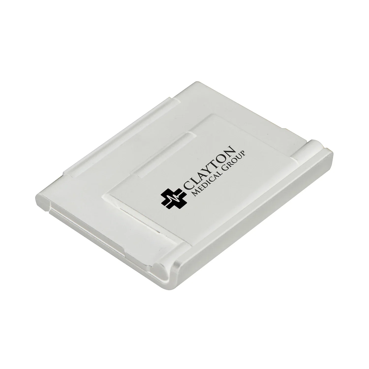 Custom Printed Pocket Phone Stand — White — view 2