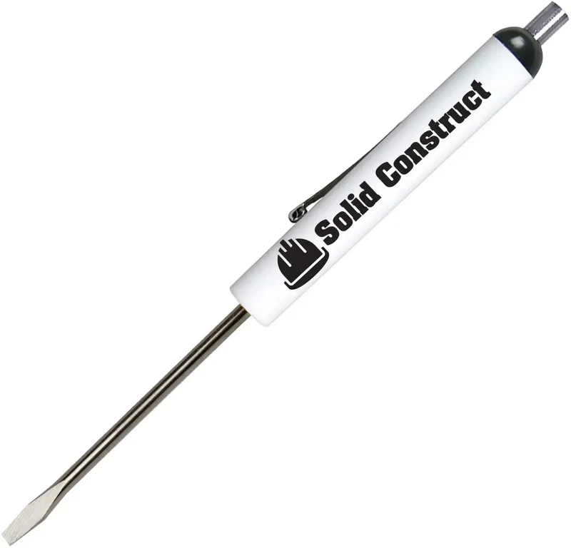 Custom Pocket Screwdriver - 1/8" Flat Tip Blade/Magnet Top — view 14