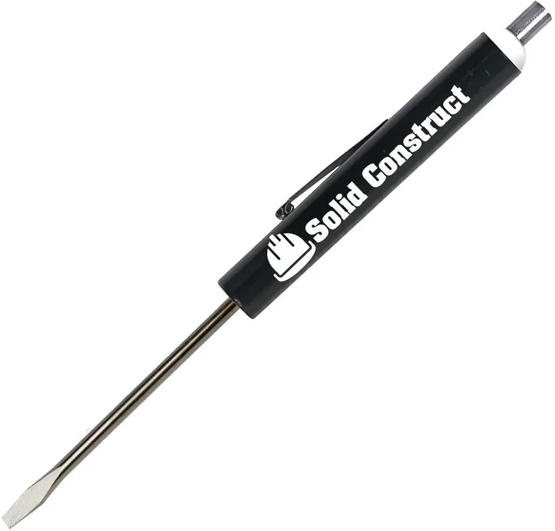 Custom Pocket Screwdriver - 1/8" Flat Tip Blade/Magnet Top — view 5