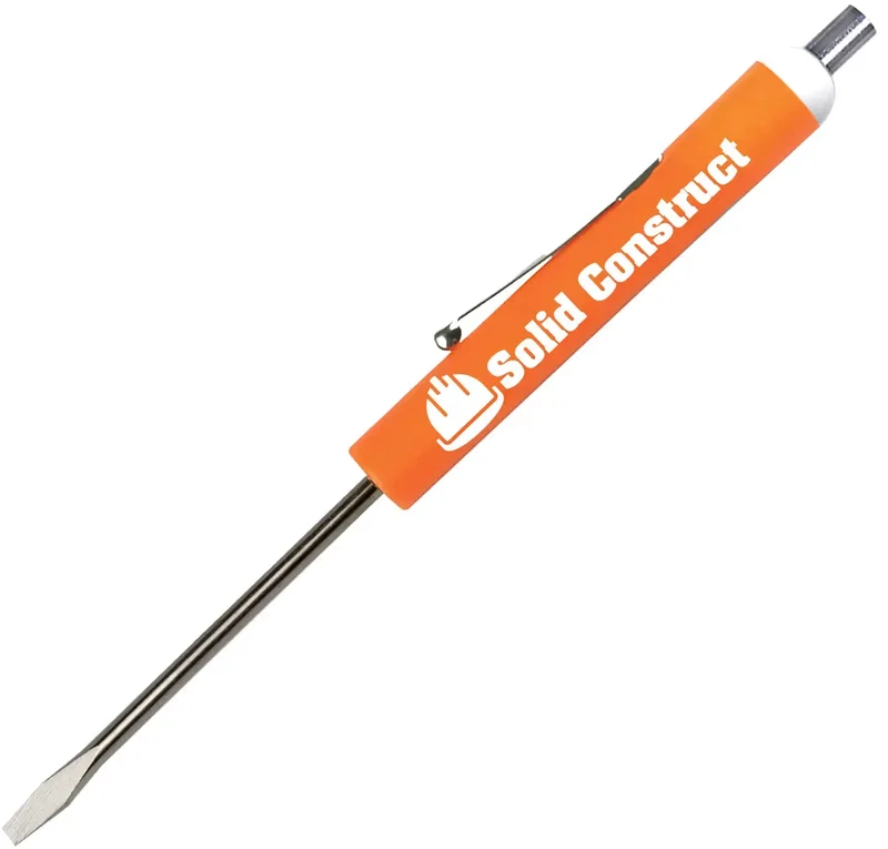 Custom Pocket Screwdriver - 1/8" Flat Tip Blade/Magnet Top — view 6