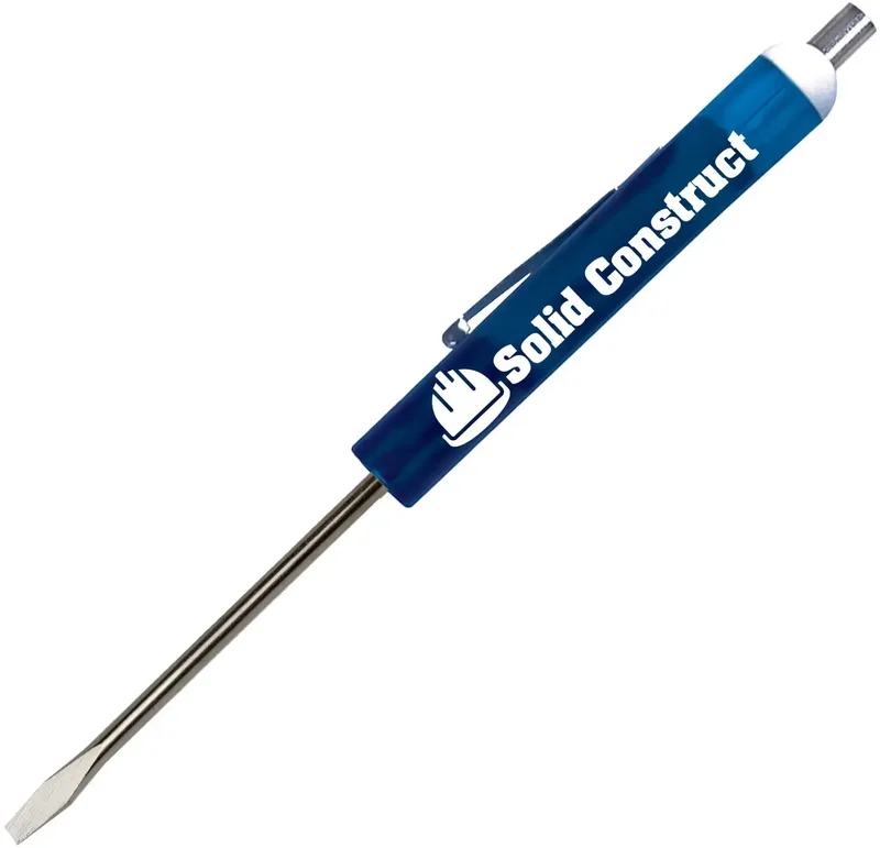 Custom Pocket Screwdriver - 1/8" Flat Tip Blade/Magnet Top — view 8