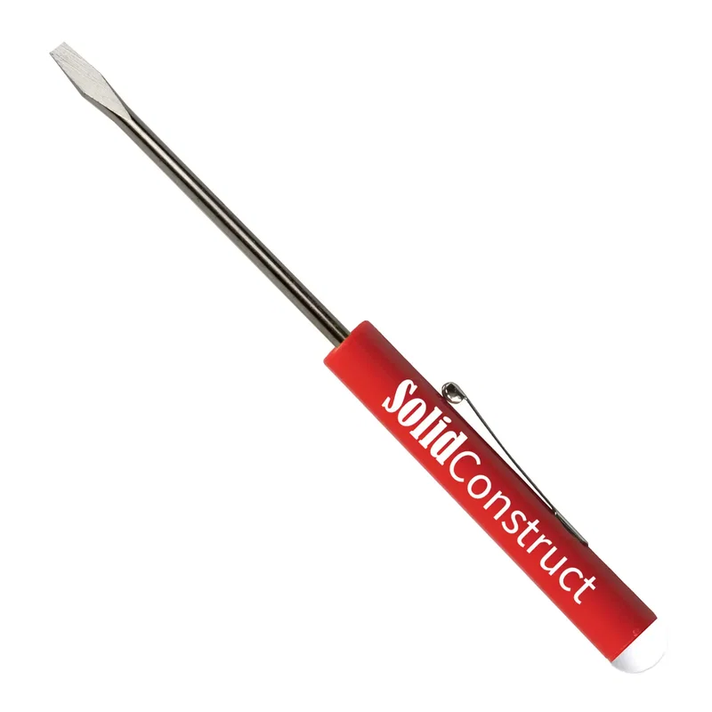 Custom Pocket Screwdriver - 1/8" Flat Tip Blade — view 10