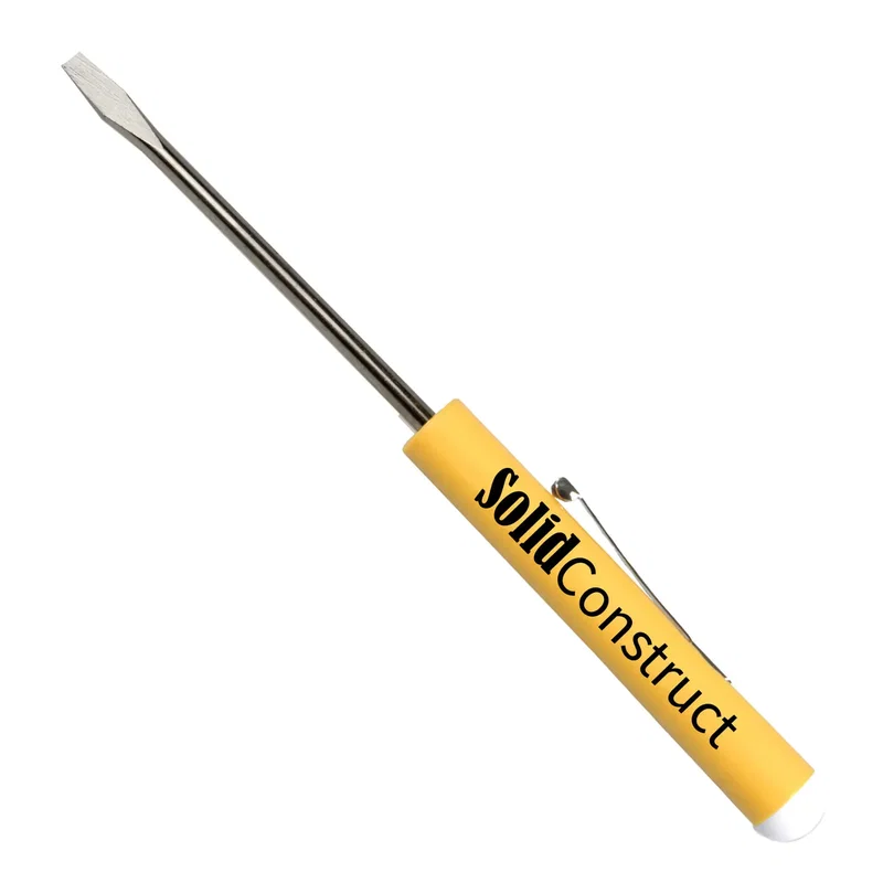 Custom Pocket Screwdriver - 1/8" Flat Tip Blade — view 20
